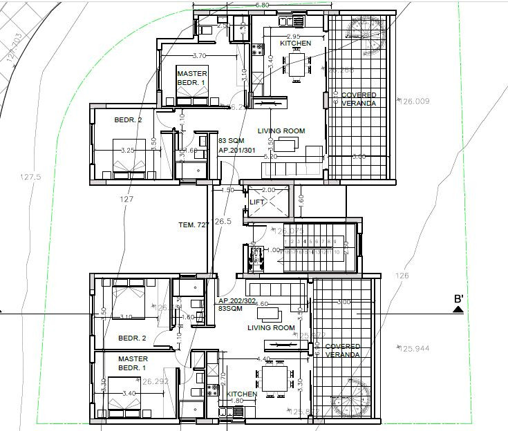 Apartment (Flat) in Agios Athanasios, Limassol for Sale