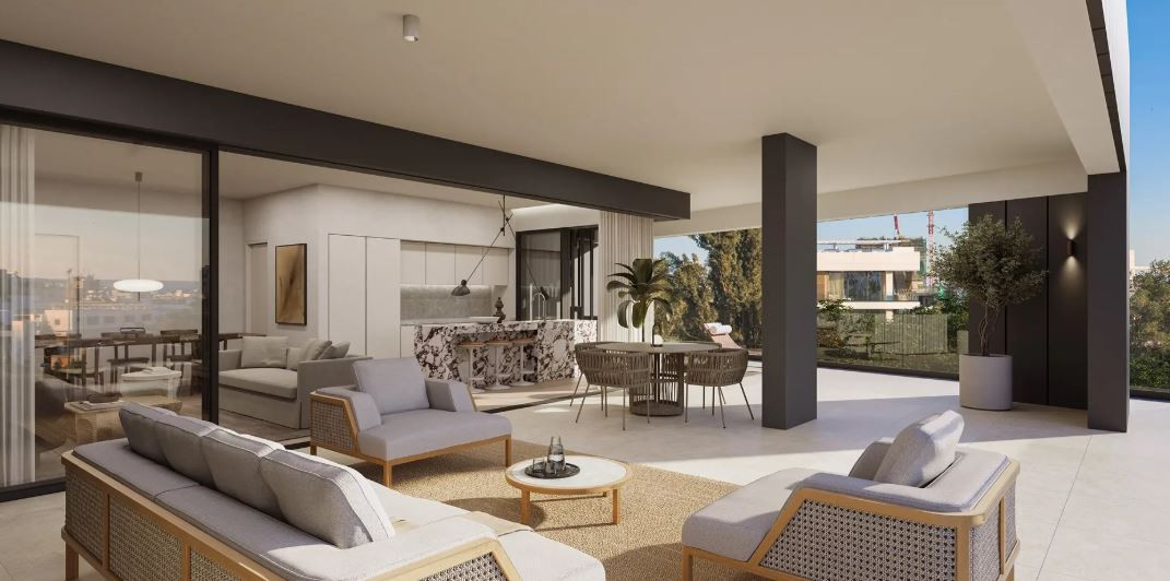 Apartment (Penthouse) in Agios Nektarios, Limassol for Sale