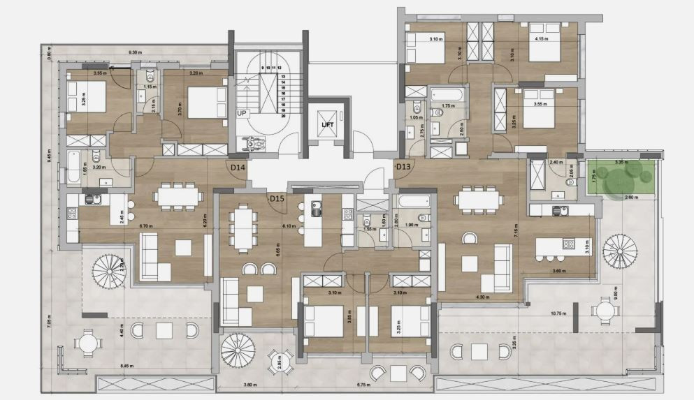 Apartment (Penthouse) in Agios Nektarios, Limassol for Sale