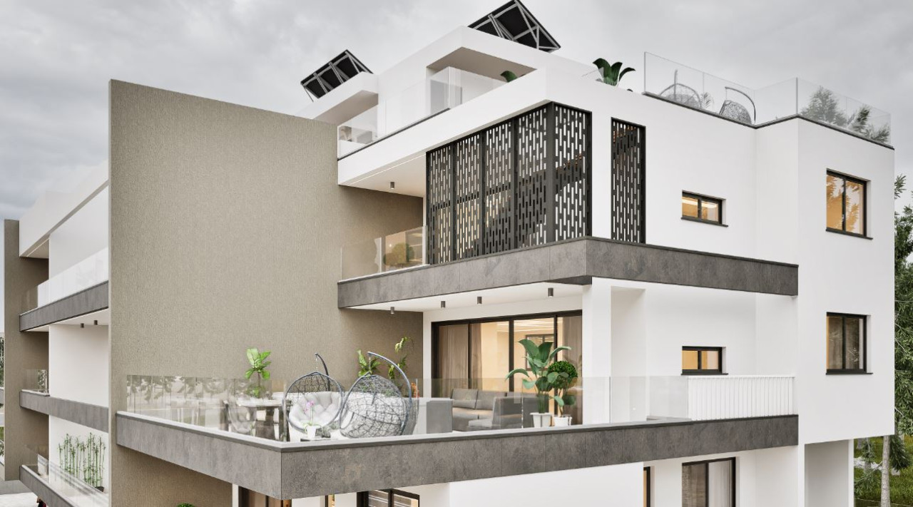 Apartment (Penthouse) in Aradippou, Larnaca for Sale