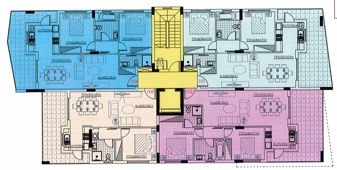 Apartment (Flat) in Petrou kai Pavlou, Limassol for Sale