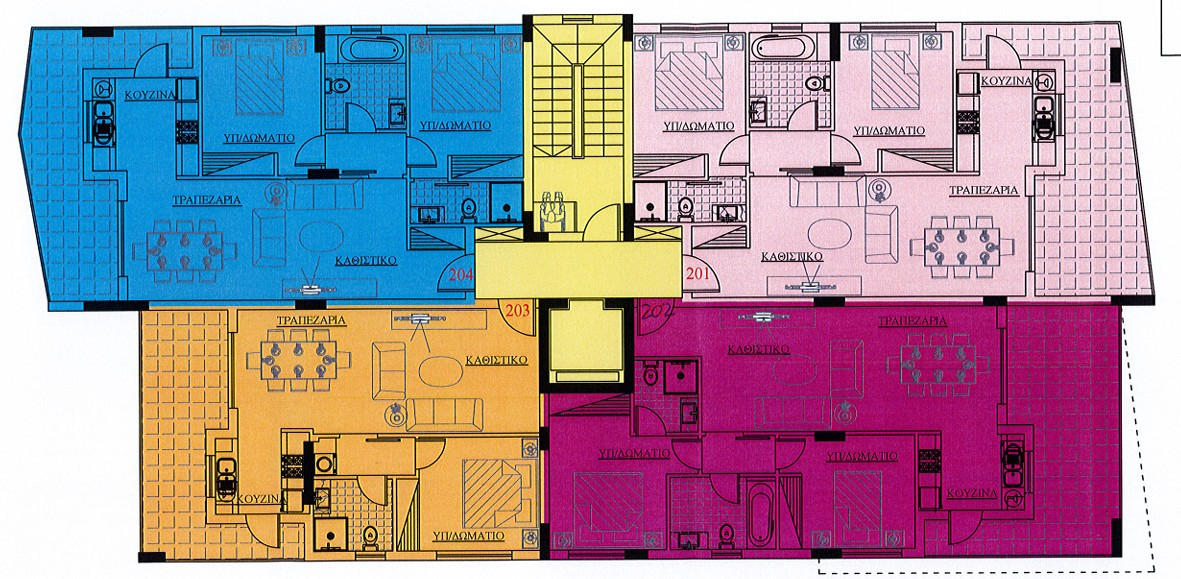 Apartment (Flat) in Petrou kai Pavlou, Limassol for Sale