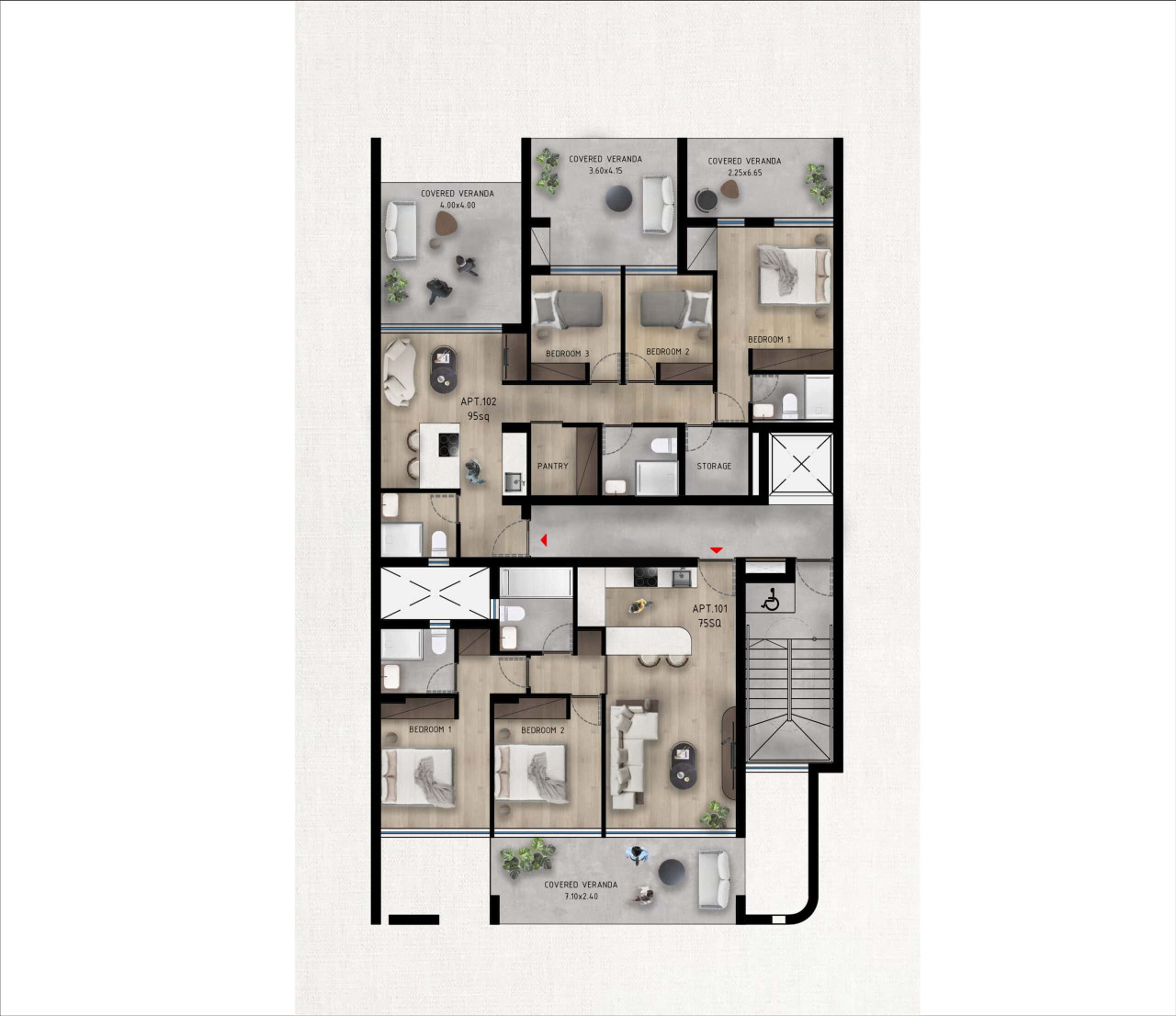Apartment (Flat) in Agios Spyridonas, Limassol for Sale