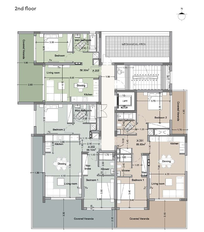 Apartment (Flat) in Potamos Germasoyias, Limassol for Sale