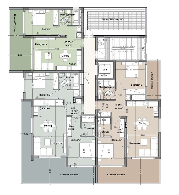 Apartment (Flat) in Potamos Germasoyias, Limassol for Sale