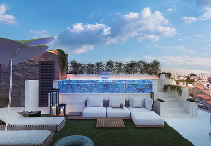 Apartment (Penthouse) in Zakaki, Limassol for Sale