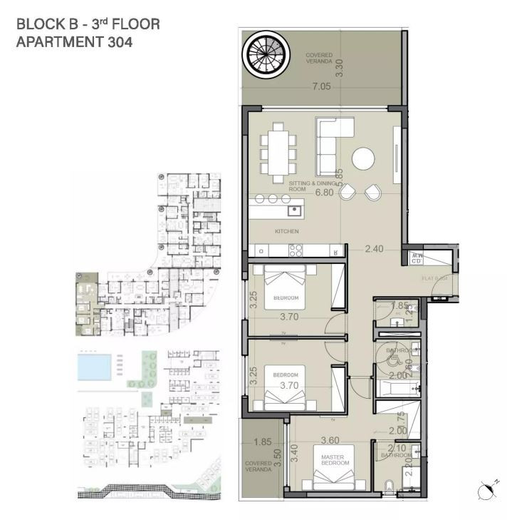 Apartment (Penthouse) in Kato Paphos, Paphos for Sale