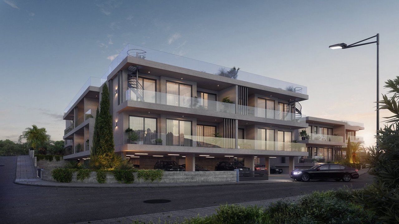 Apartment (Penthouse) in Geroskipou, Paphos for Sale