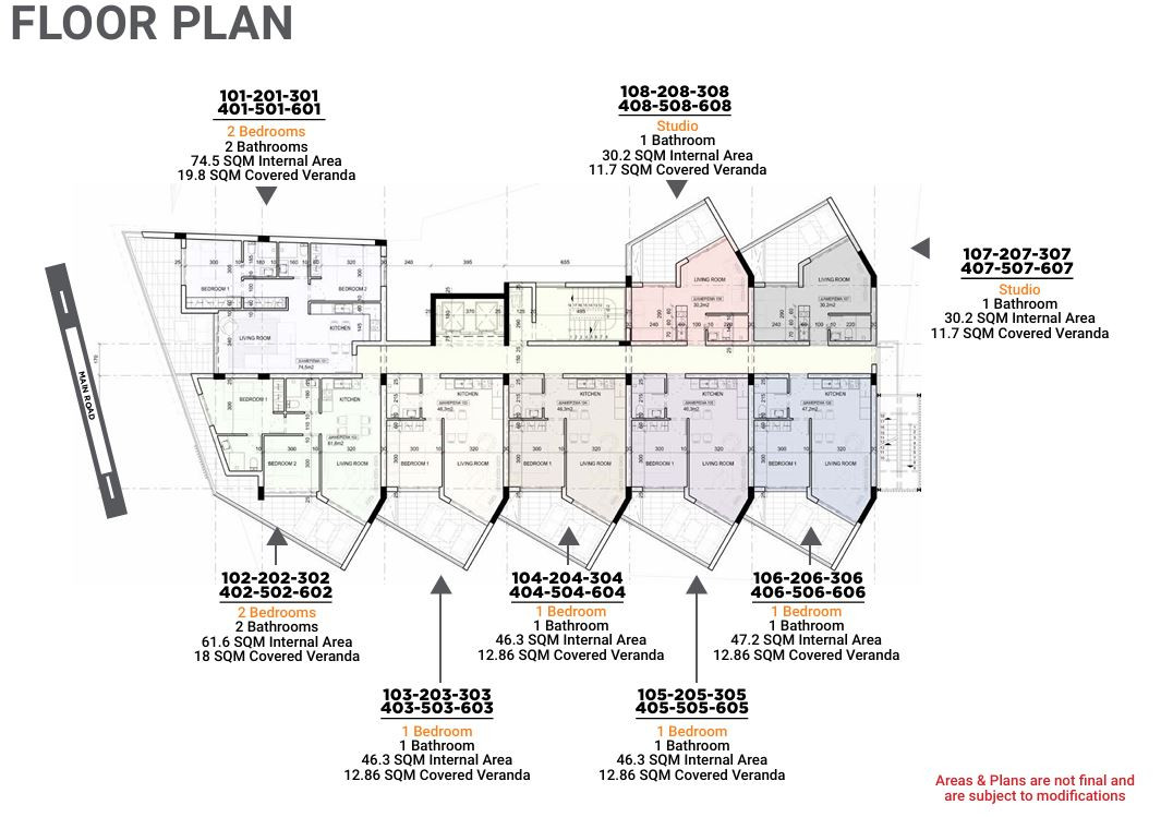 Apartment (Flat) in Larnaca Centre, Larnaca for Sale