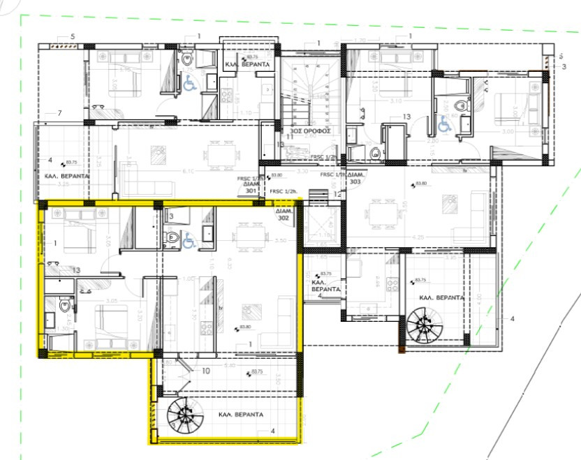 Apartment (Penthouse) in Polemidia (Kato), Limassol for Sale