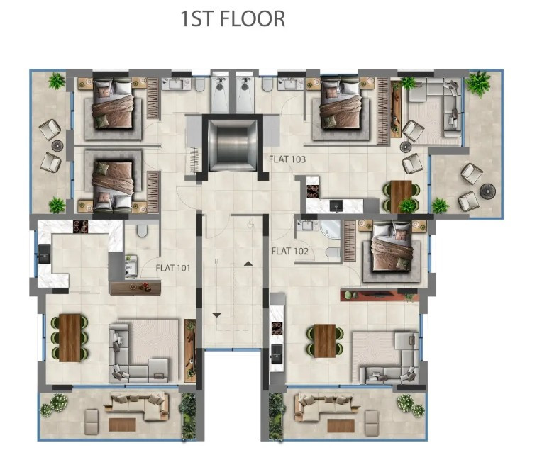 Apartment (Flat) in Geri, Nicosia for Sale