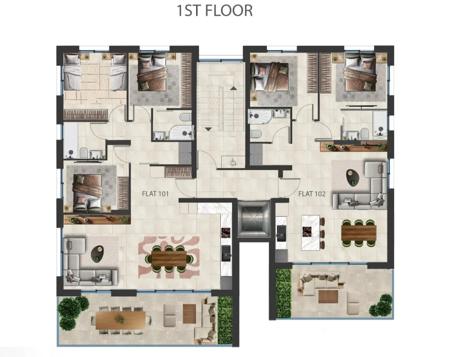 Apartment (Flat) in Geri, Nicosia for Sale