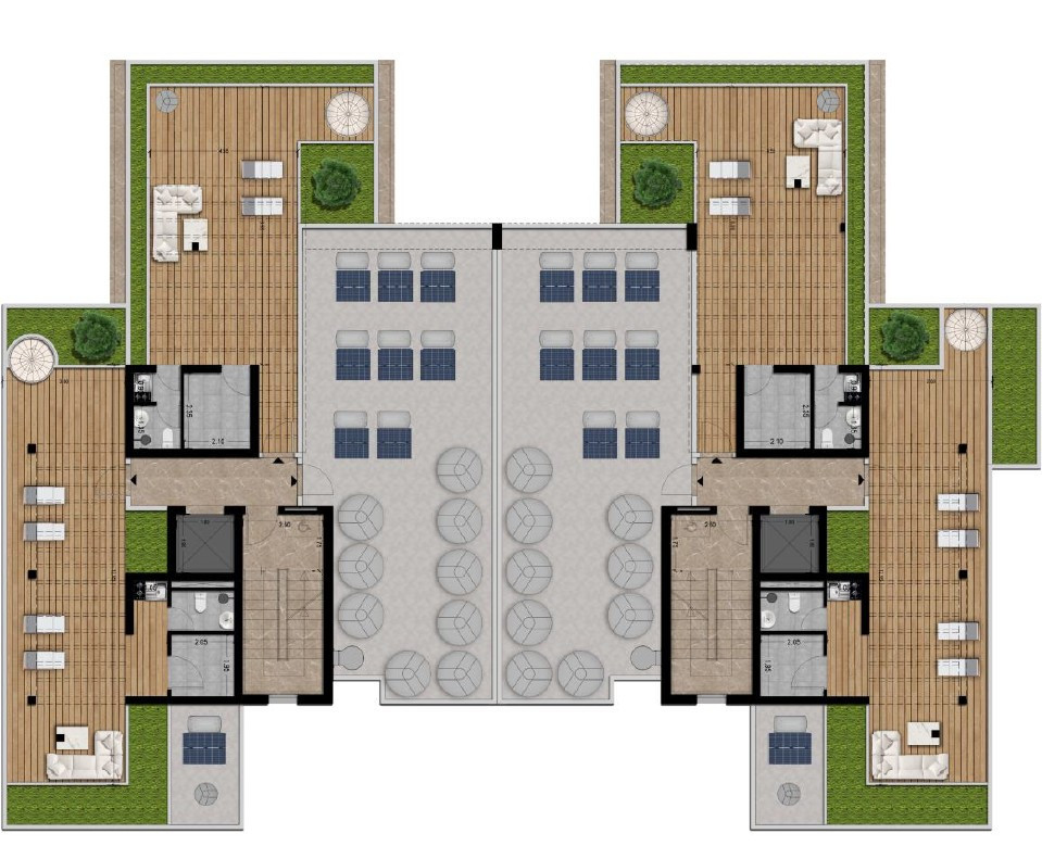 Apartment (Penthouse) in Vergina, Larnaca for Sale