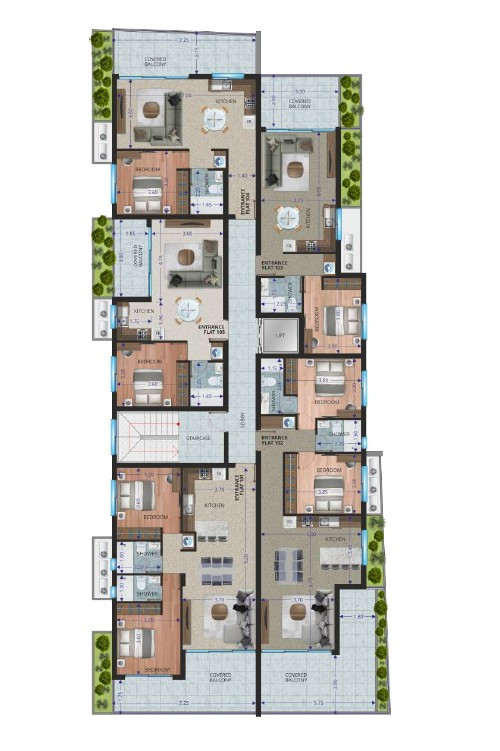 Apartment (Flat) in Aradippou, Larnaca for Sale