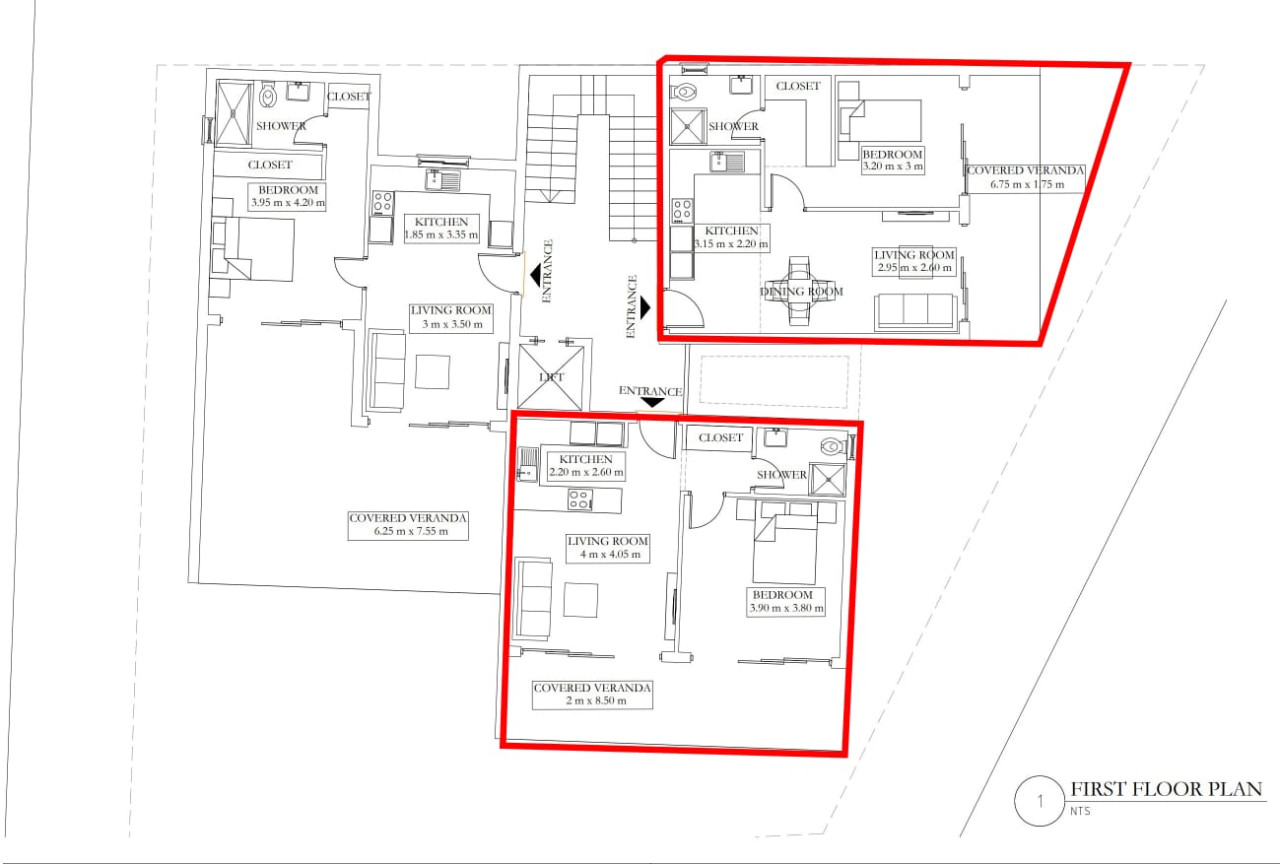 Apartment (Flat) in Parekklisia, Limassol for Sale