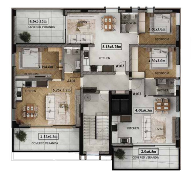 Apartment (Flat) in Larnaca Centre, Larnaca for Sale