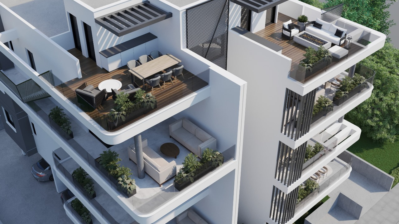 Apartment (Penthouse) in Livadia, Larnaca for Sale