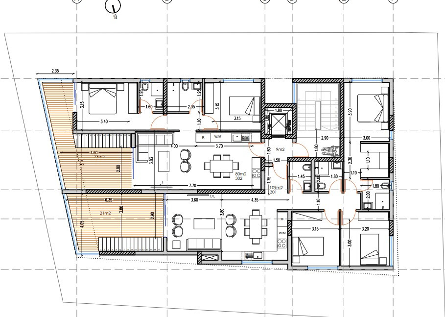 Apartment (Penthouse) in Aradippou, Larnaca for Sale