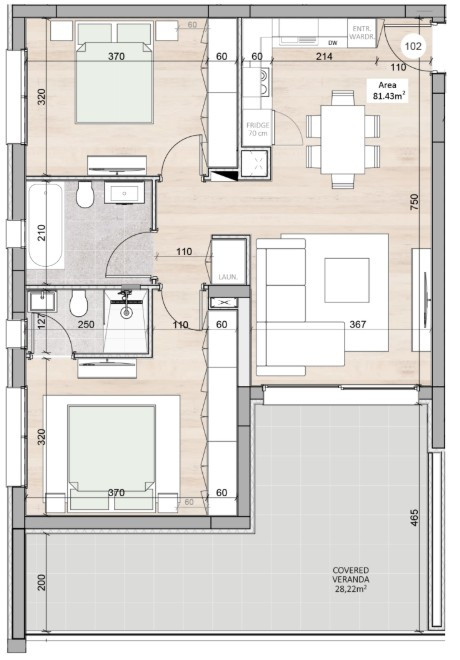 Apartment (Flat) in Kapsalos, Limassol for Sale