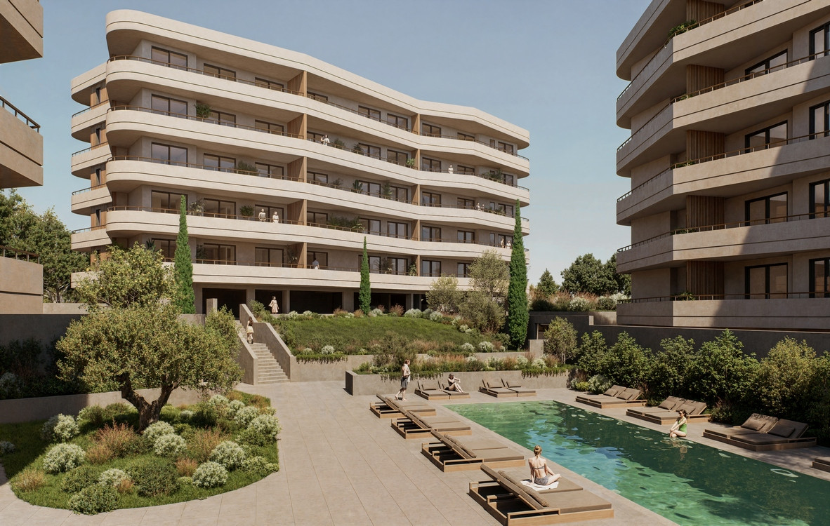 Apartment (Flat) in Germasoyia Village, Limassol for Sale