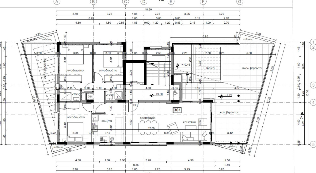 Apartment (Penthouse) in Germasoyia, Limassol for Sale