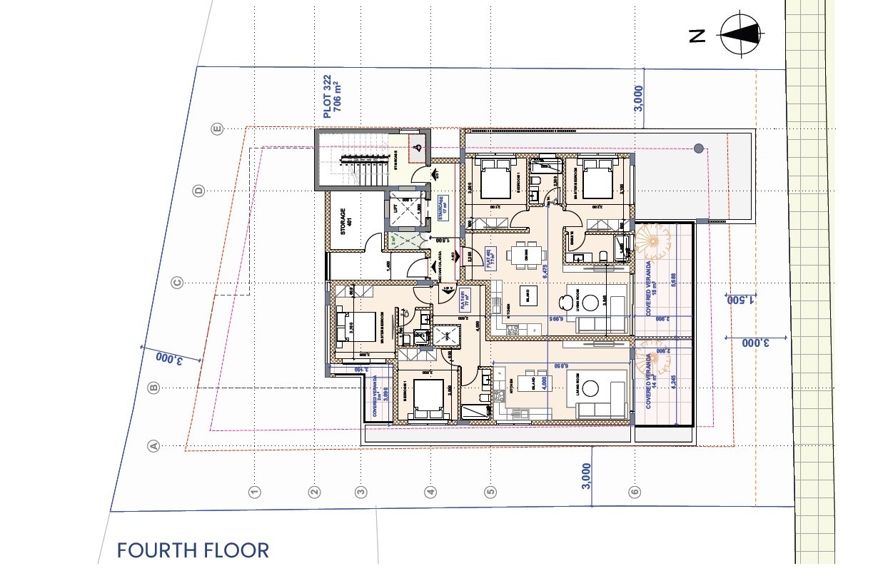 Apartment (Penthouse) in Larnaca Port, Larnaca for Sale