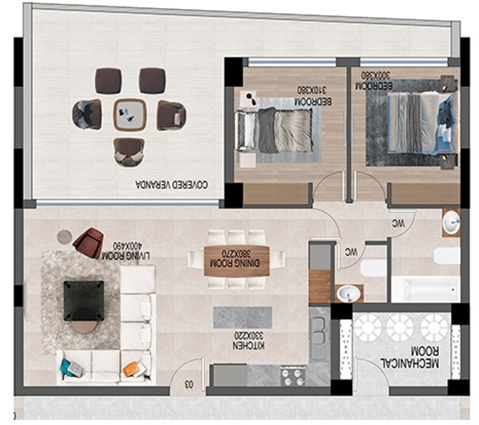 Apartment (Flat) in Moutagiaka Tourist Area, Limassol for Sale