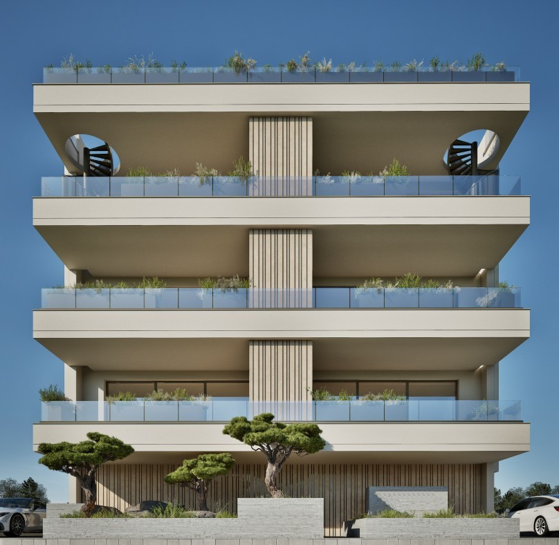 Apartment (Penthouse) in Aradippou, Larnaca for Sale