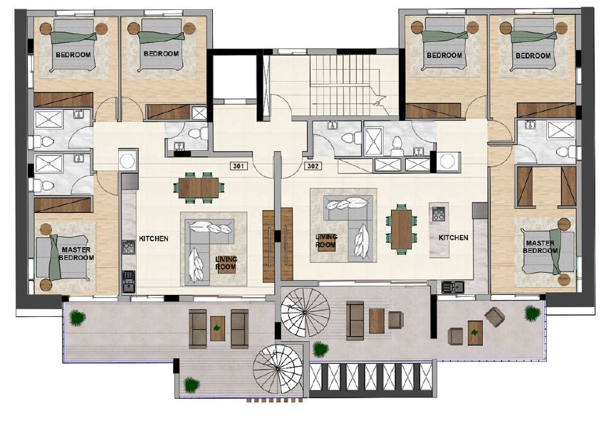 Apartment (Penthouse) in Kapsalos, Limassol for Sale