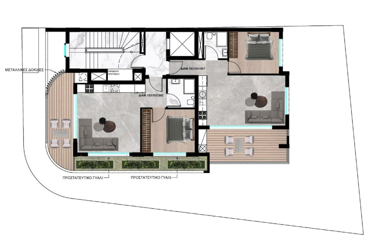 Apartment (Flat) in Agia Zoni, Limassol for Sale