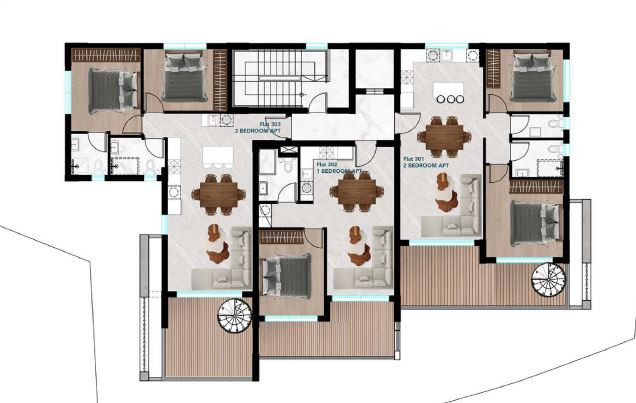 Apartment (Penthouse) in Germasoyia, Limassol for Sale