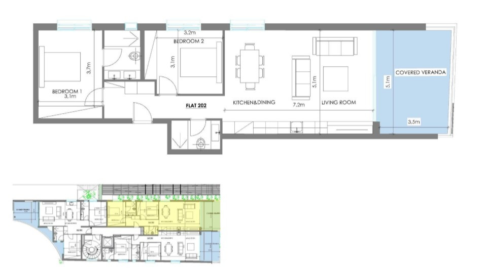 Apartment (Flat) in Agios Andreas, Nicosia for Sale