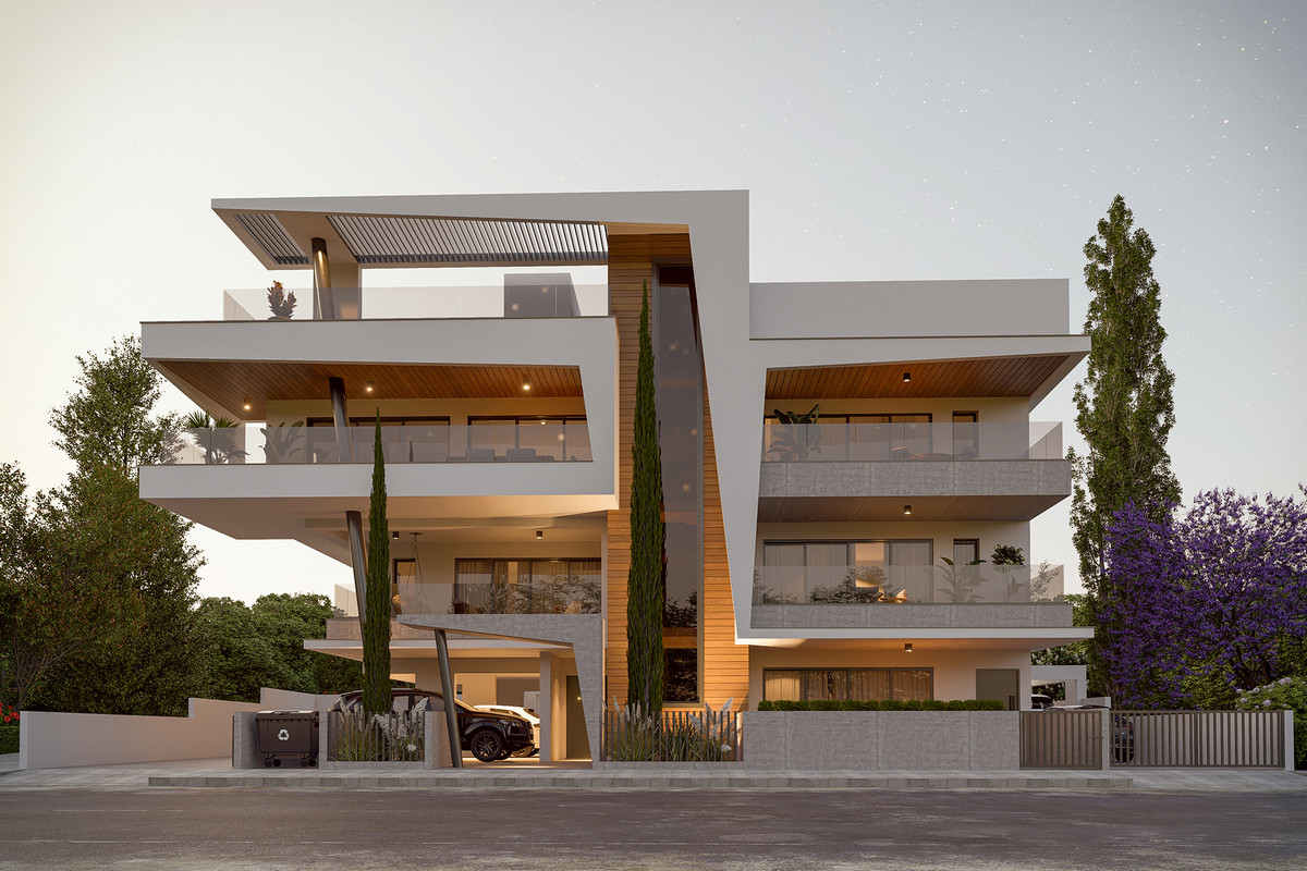 Mieszkanie 2 pokoi 98 m² Lakatameia, Cypr