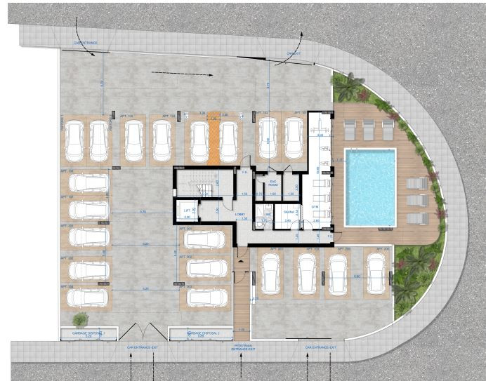 Mieszkanie 1 pokój 61 m² Limassol, Cypr