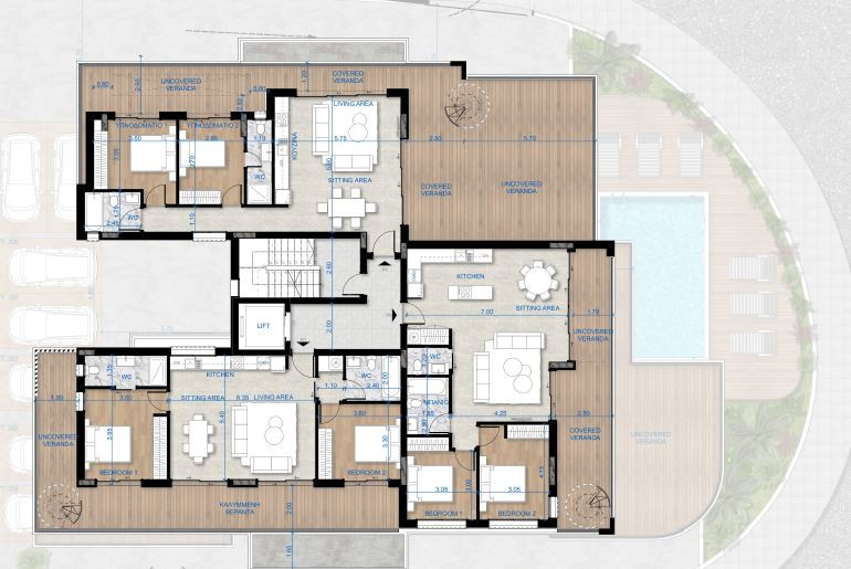 Mieszkanie 1 pokój 61 m² Limassol, Cypr