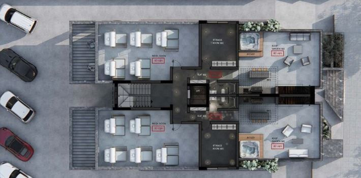 Apartment (Penthouse) in Columbia, Limassol for Sale