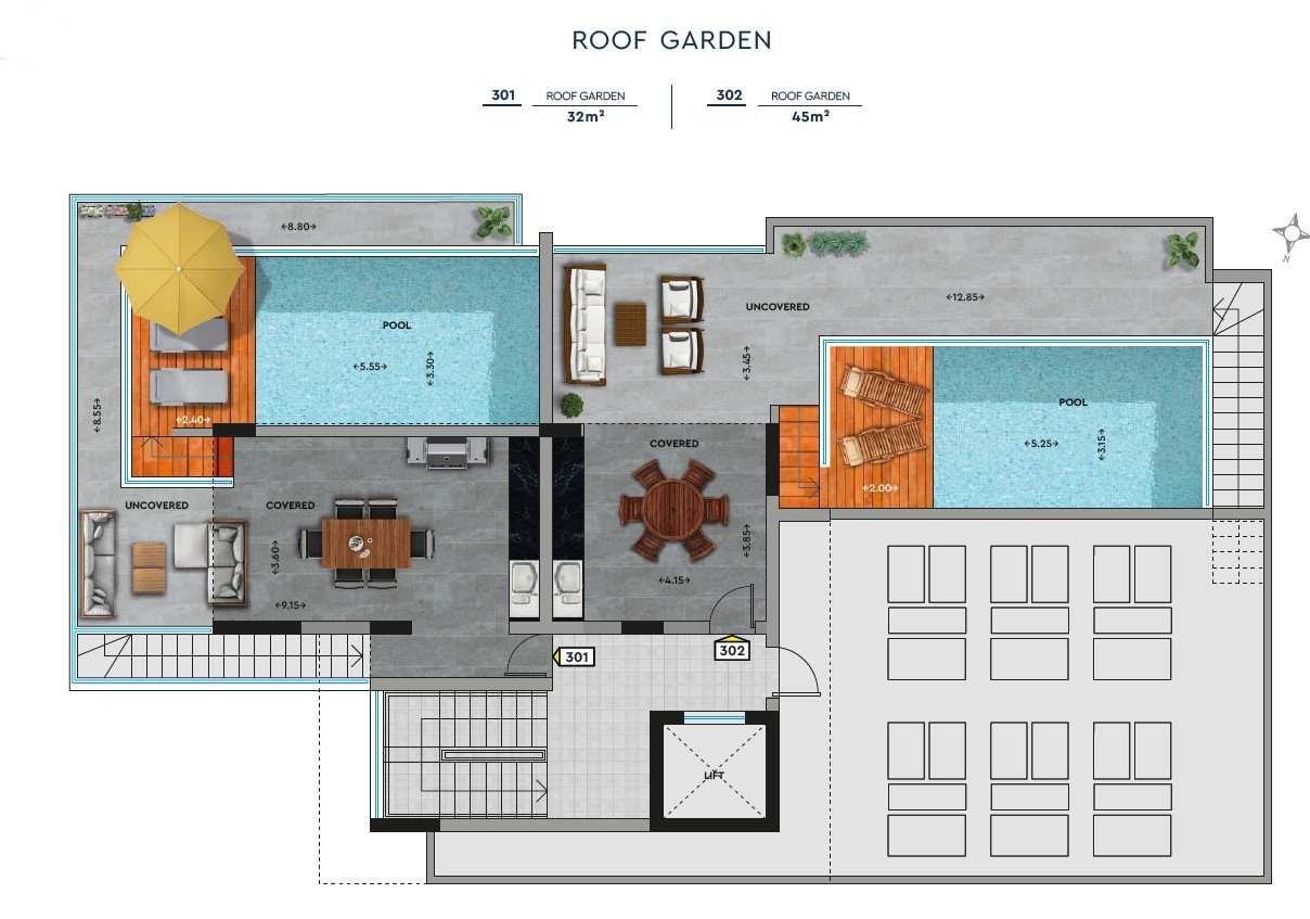 Квартира 2 спальни 154 м² муниципалитет Лимасол, Кипр