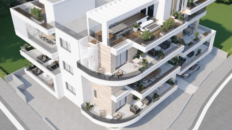 Apartment (Penthouse) in Aradippou, Larnaca for Sale