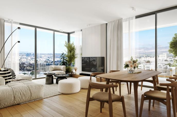 Apartment (Penthouse) in Agioi Omologites, Nicosia for Sale