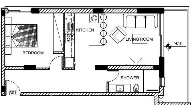 Appartement 1 chambre 64 m² Limassol, Chypre