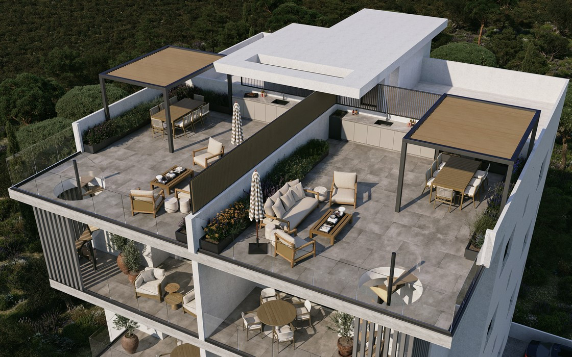 Apartment (Penthouse) in Agioi Anargyroi, Larnaca for Sale