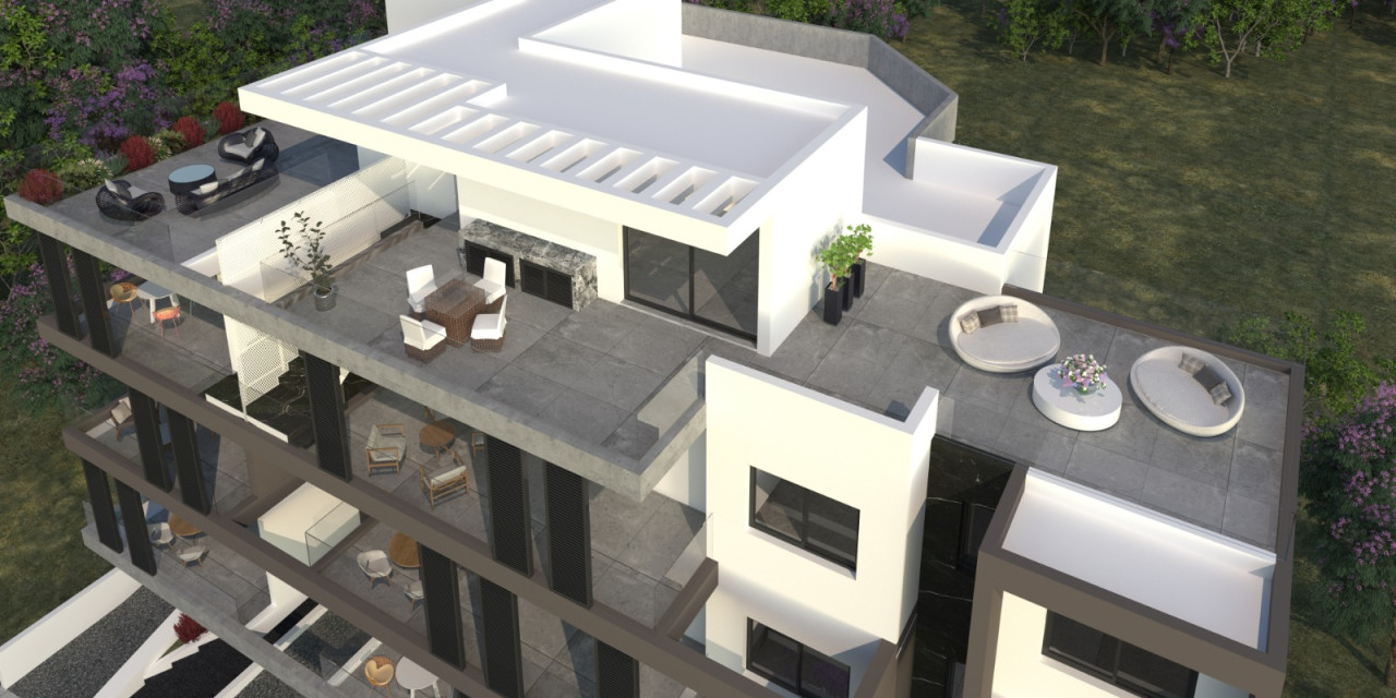Apartment (Penthouse) in Agios Sylas, Limassol for Sale