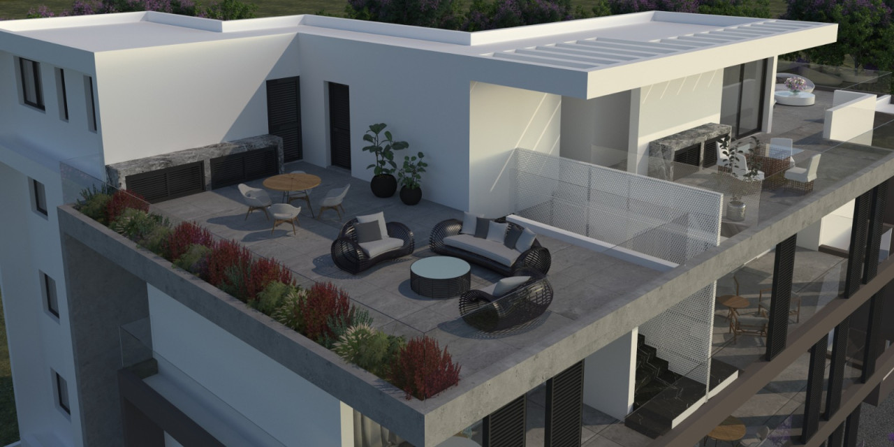 Apartment (Penthouse) in Agios Sylas, Limassol for Sale