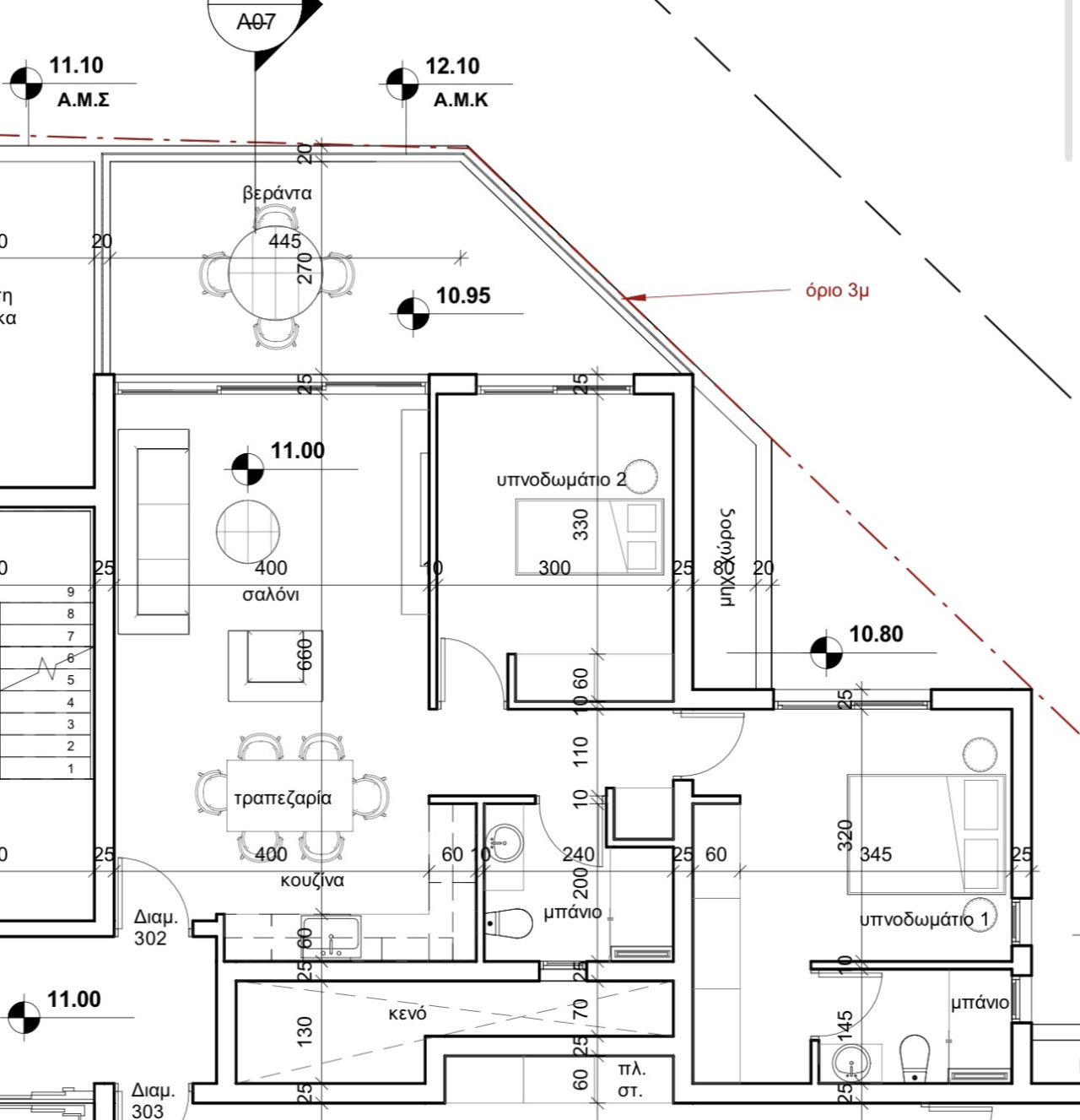 Apartment (Penthouse) in Agios Sylas, Limassol for Sale