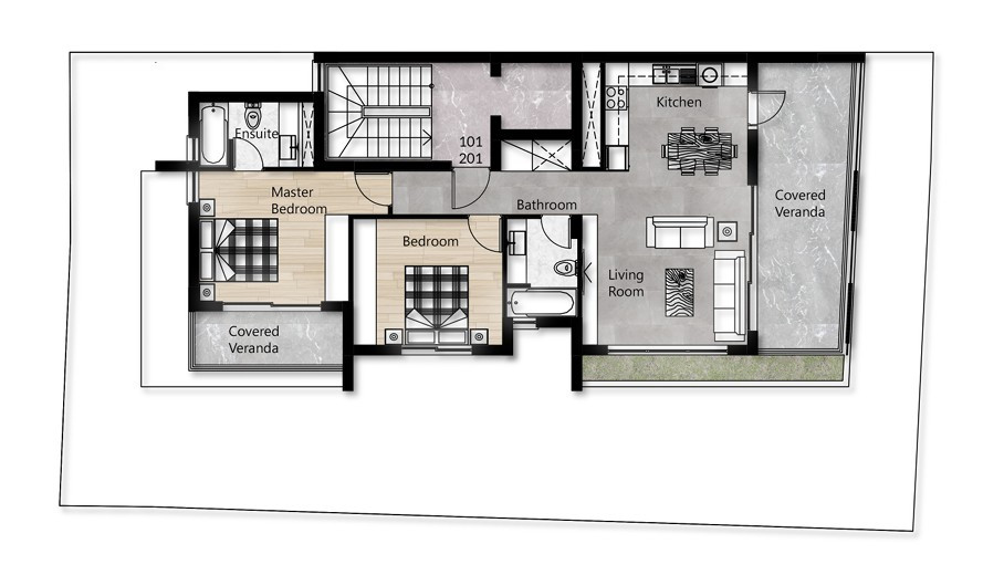 Apartment (Flat) in Mesa Geitonia, Limassol for Sale