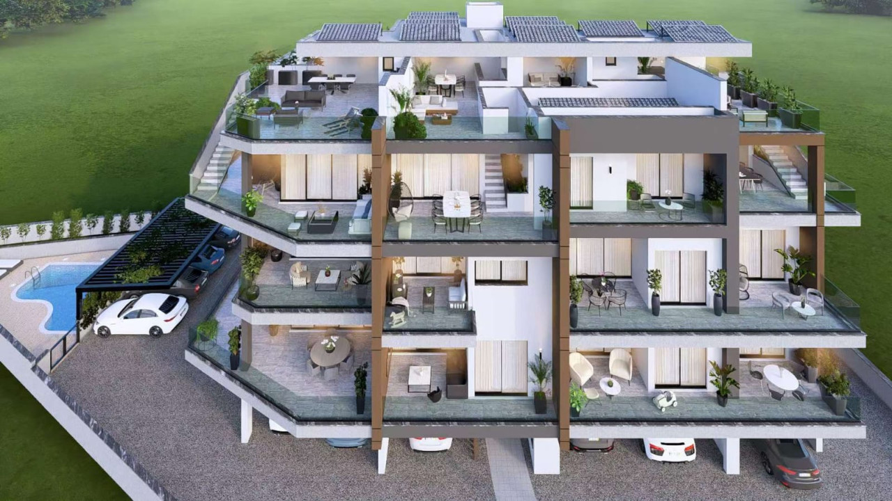 Квартира 2 спальни 107 м² Demos Agiou Athanasiou, Кипр