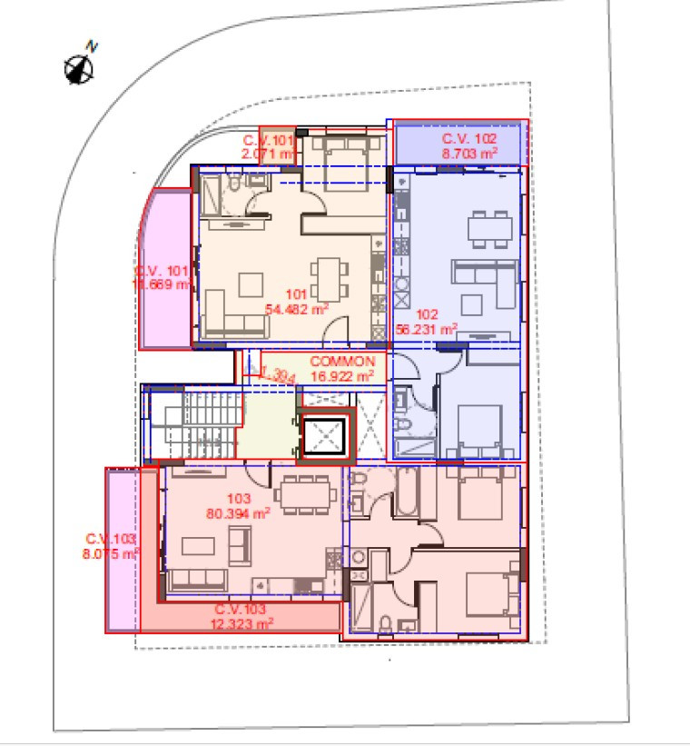 Apartment (Flat) in Sotiros, Larnaca for Sale