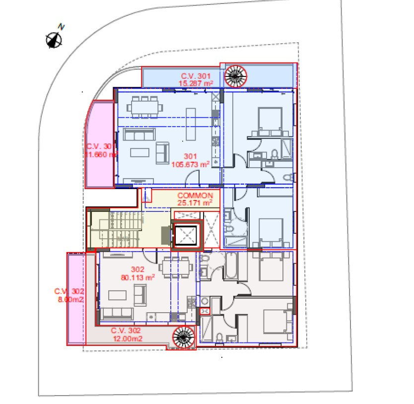 Apartment (Penthouse) in Sotiros, Larnaca for Sale