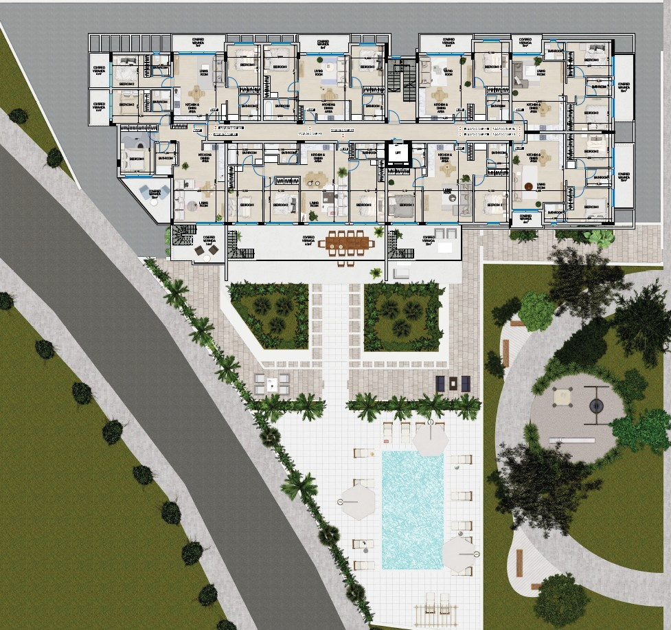Apartment (Penthouse) in Pervolia, Larnaca for Sale