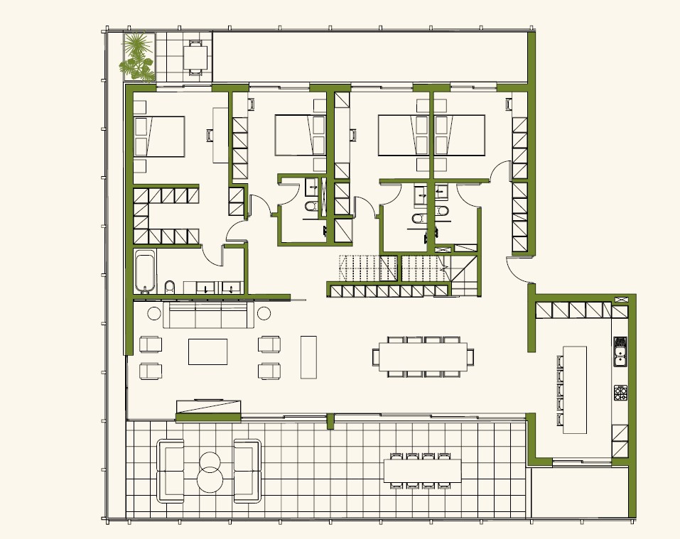 Apartment (Penthouse) in Agios Athanasios, Limassol for Sale